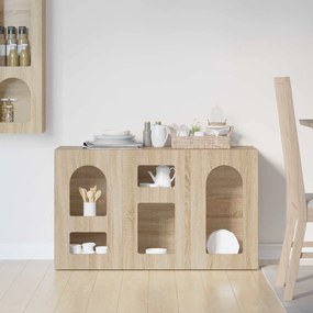 vidaXL Πλαϊνό γραφείο ELST Δρύς Sonoma 100 x 35 x 59 εκ
