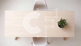 Intra Συλλεκτικό Ξύλινο Παζλ Plywood  4mm - Λευκό τραπέζι με καρέκλες και φυτό σε γλάστρα Σε Ξύλινο Κουτί - Διαστάσεις Puzzle: 10x10 cm – 25 κομμάτια