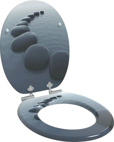 vidaXL Λεκάνη Γκρι 44 x 38 εκ. Πίνακας MDF