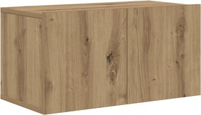 vidaXL Σετ επίπλου τηλεόρασης 3 pcs Artisan Oak Επεξεργασμένο ξύλο