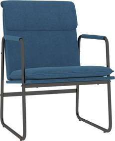vidaXL Πολυθρόνα Μπλε 55x64x80 εκ. Υφασμάτινη