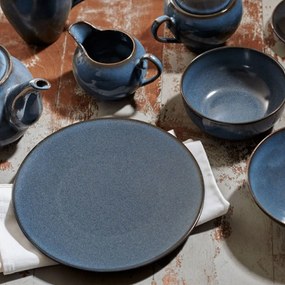Σερβίτσιο Πιάτα Φαγητού Azaro (Σετ 20Τμχ) 47.800.40 Blue Cryspo Trio 20 τμχ Porcelain