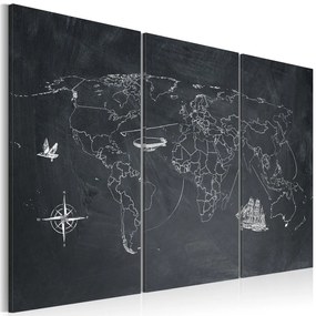 Πίνακας - Trip around the World - triptych 120x80