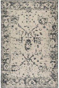 Χαλί Naf Naf Poeme KY-09 White-Black Βιοκαρπέτ 240X340cm