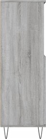 vidaXL Ντουλάπι Γκρι Sonoma 60 x 36 x 110 εκ. από Επεξεργασμένο Ξύλο