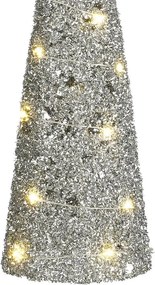 Χριστουγεννιάτικο Δεντράκι Με Led (Φ14) Edelman Cone Silver 1162500