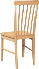 vidaXL Καρέκλες τραπεζαρίας 2 τεμάχια από μασίφ ξύλο καουτσούκ