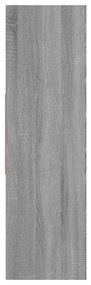 vidaXL Βιβλιοθήκη Γκρι Sonoma 97,5x29,5x100 εκ. από Επεξεργασμένο Ξύλο