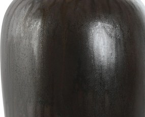 Βάζο Home ESPRIT Σκούρο καφέ Κεραμικά 16 x 16 x 31 cm