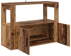 vidaXL Πλαϊνό γραφείο Παλαιό ξύλο 80 x 30 x 60 cm Επεξεργασμένο ξύλο
