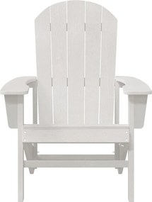 vidaXL Καρέκλα Κήπου 2 pcs Λευκό 82 x 74 x 92 εκ. Πολυαιθυλένιο
