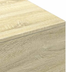 vidaXL Τραπεζάκι Σαλονιού Sonoma Δρυς 100x49,5x31 εκ. Επεξεργ. Ξύλο
