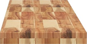 vidaXL Ράφι Κρεμαστό 160x30x4 εκ. Φινίρισμα Λαδιού Μασίφ Ακακία