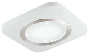 Πλαφονιέρα Led 97659 White Puyo-S Eglo Metal, Plastic