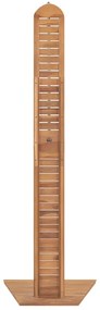 vidaXL Ντουζιέρα Κήπου 70 x 75 x 204 εκ. από Μασίφ Ξύλο Teak