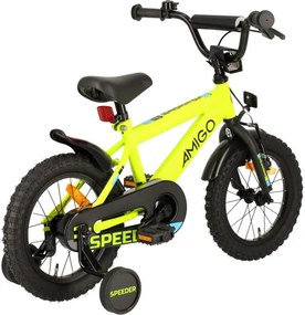 Speeder 14 Inch 24 cm Boys Coaster Brake Yellow/Black