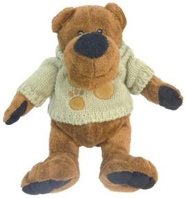 Χριστουγεννιάτικο Λούτρινο Σκύλος h27cm 011007c