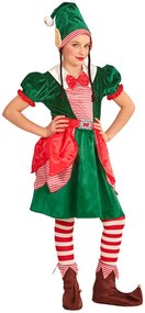 Χριστουγεννιάτικη Στολή Ξωτικό 0878 - 237758 (Wid-4-5 Ετών: Ύψος από 104 έως 116cm/ Μέση:53-57cm)