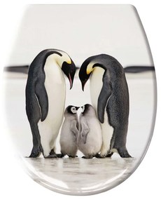 Καπάκι Λεκάνης Jacksons 37x45cm White-Black Kleine Wolke Duroplast