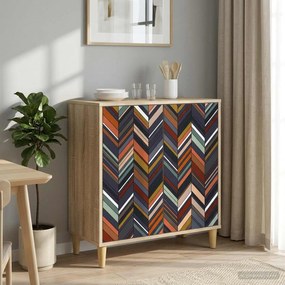vidaXL Πλαϊνό γραφείο OMMEN Sonoma 69 x 33 x 75 εκ. Επεξεργασμένο Ξύλο