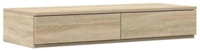 vidaXL Συρτάρια κρεβατιού με συρτάρι Sonoma Δρυς 100 x 36.5 x 16.5 εκ