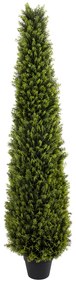 GloboStar® Artificial Garden CYPRESSUS SEMPERVIRENS 20395 Τεχνητό Διακοσμητικό Φυτό Μεσογειακό Κυπαρίσσι Υ150cm