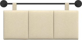 vidaXL Κρεμαστό Κεφαλάρι Κρεμ ύφασμα