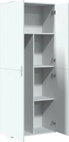 vidaXL Ντουλάπι Λευκό 70x35x180 εκ. από Επεξεργασμένο Ξύλο