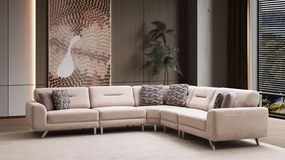 Stewehome Γωνιακός καναπές από νάπα