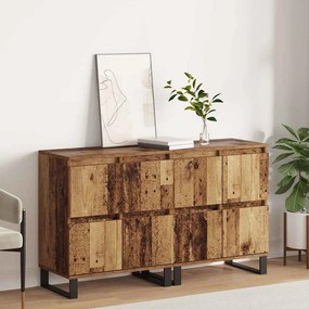 vidaXL Παραδοσιακά Πλευρικά Έπιπλα 2 pcs Παλαιό ξύλο 120 x 35 x 70 εκ