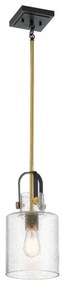 Κρεμαστό Φωτιστικό Οροφής 1xE27 Kitner Quintiesse Elstead Lighting QN-KITNER-P-NBR Ορείχαλκος