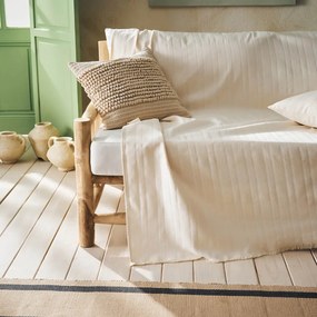 Ριχτάρι Τριθέσιου Καναπέ (180x310) Gofis Home Laurel Bone Beige 731/05
