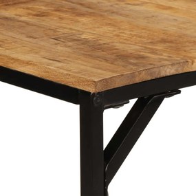 vidaXL Τραπεζαρία 140 x 70 x 75 εκ. από Μασίφ Ακατέργαστο Ξύλο Μάνγκο