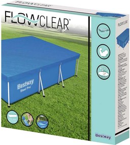 Bestway Κάλυμμα Πισίνας Flowclear 304 x 205 x 66 εκ.