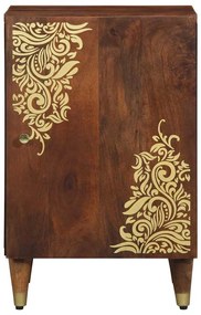 vidaXL Ντουλάπι Μπάνιου Καφέ 38 x 33.5 x 58 εκ. Μασίφ ξύλο μάνγκο