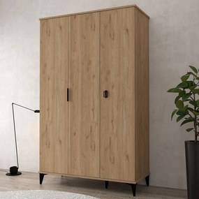 Ντουλάπα Sapphire Δρυς GRITRE 123x52x12