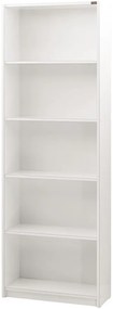 Max Βιβλιοθήκη Με 5 Ράφια  χρώμα Λευκό 58x23x170 εκ.