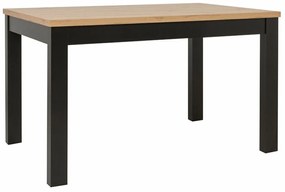 Τραπέζι Boston 450, Μαύρο, Artisan βελανιδιά, 77x90x130cm, 34 kg, Πλαστικοποιημένη μοριοσανίδα | Epipla1.gr