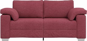 vidaXL Διθέσιος καναπές Κόκκινο 180 cm ύφασμα