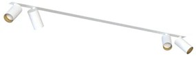 Σποτ Φωτιστικό Ράγας 4xGU10 10W IP20 Mono Surface Nowodvorski 7686 Λευκό-Χρυσό