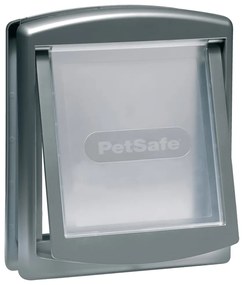PetSafe Πόρτα Κατοικίδιου 2 Κατευθύνσεων 757 Μεσαία Ασημί 26,7x22,8 εκ