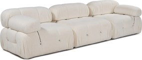 3-Seat Sofa Bubble 3 Seater ( L1-O1-1R) V2 - Bouclette White