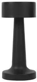 SE LED 23 AKIRA BLACK TABLE BATTERY LAMP LED RECHARGEABLE 10x23cm 3W 3000K 1000mah  CHARGING TI