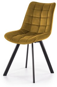 60-21046 K332 chair, color: mustard DIOMMI V-CH-K/332-KR-MUSZTARDOWY, 1 Τεμάχιο