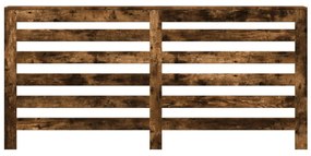 vidaXL Κάλυμμα Καλοριφέρ Καπνιστή Δρυς 175x20x82εκ. Επεξεργασμένο Ξύλο
