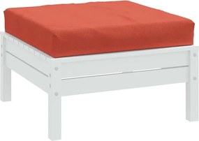 vidaXL Μαξιλάρι Παλέτας Κόκκινο 60x60x9,5 εκ. Ύφασμα