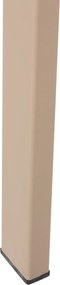 ΠΟΛΥΘΡΟΝΑ ΑΛΟΥΜΙΝΙΟΥ SAGA HM5127.04 ΣΑΜΠΑΝΙ ΜΕ POLYWOOD 55x52x86Yεκ.
