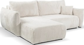 Γωνιακός καναπές Alino-Leuko - 257.00Χ177.00Χ88.00cm