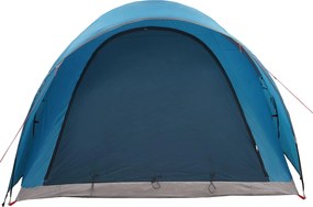 vidaXL Σκηνή τούνελ 370 x 275 x 210 εκ Μπλε Πολυεστέρας και Χάλυβας
