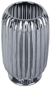 Κηροπήγιο Για Ρεσώ Sparkle Lines PT3766BK Φ8,5x12,5cm Black Present Time Γυαλί
